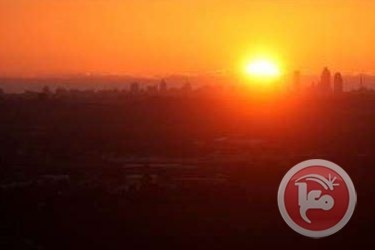 الطقس: أجواء خماسينية حارة إلى شديدة الحرارة وجافة