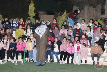 تجمع المدافعين عن حقوق الانسان ينظمون أمسية ترفيهية للاطفال في المناطق المغلقة بالخليل