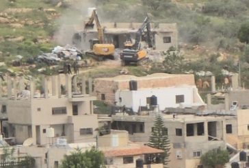 الاحتلال يهدم منزلا في قرية وادي فوكين غرب بيت لحم