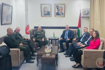 البوريني يستقبل رئيس هيئة القضاء العسكري ووفد من قيادة الهيئة