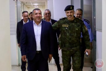 الخليل.. المحافظ دودين يستقبل قائد قوات الأمن الوطني الفلسطيني