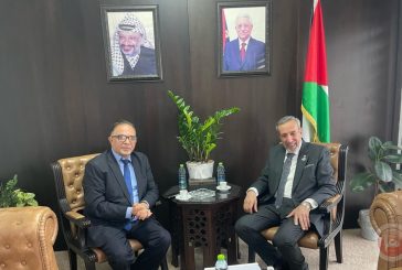العتيلي يلتقي الزعيم لتعزيز التعاون بين وحدة شؤون المفاوضات ووزارة العدل