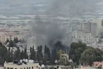 الاحتلال يحرق منزلا في محيط مخيم جنين