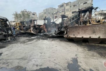 طائرات الاحتلال تدمر معدات الإنقاذ في غزة