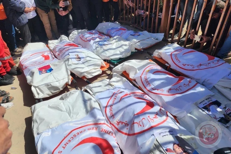 الغارديان: قوات “غولاني” متورطة في قتل المسعفين برفح