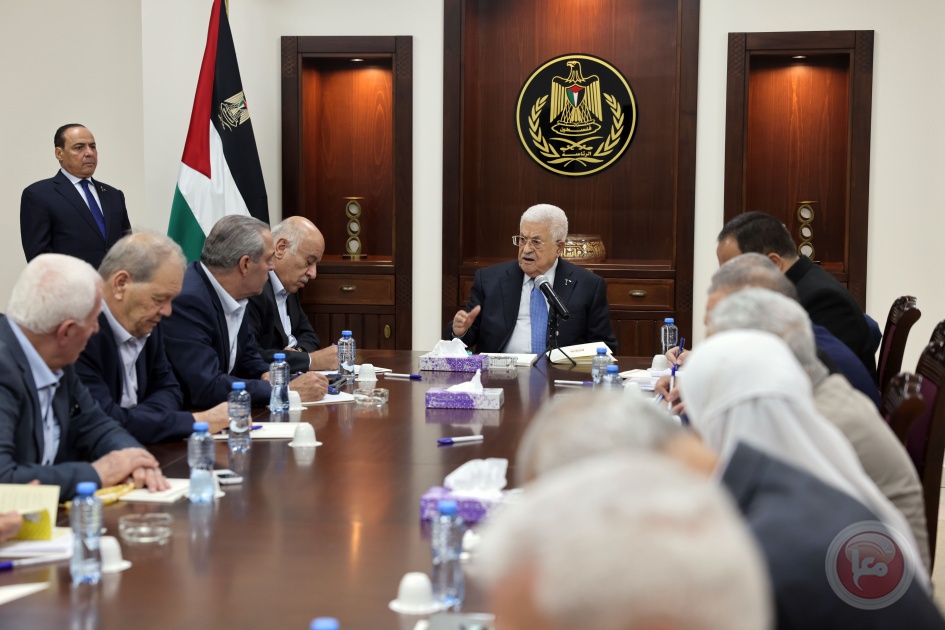 الرئيس يترأس اجتماعا للجنة المركزية لحركة “فتح”
