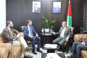 وزير العدل يجتمع مع القنصل العام الإيطالي