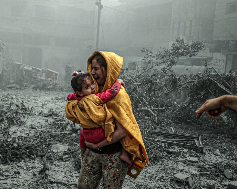 الدفاع المني بغزة: من لا يموت بالقصف يموت بالجوع