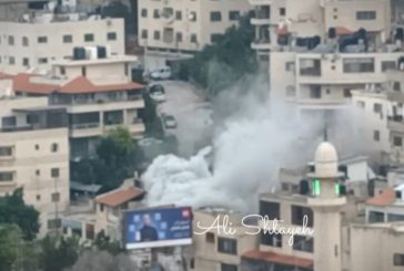 شاهد- الاحتلال يفجر منزل الشهيد جعفر منى في مدينة نابلس