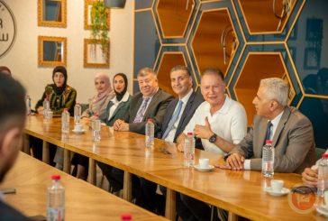 بشار المصري يلتقي بوفد جامعة بوليتكنك فلسطين في مدينة روابي