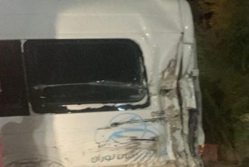 بشكل متعمد- آليات الاحتلال تصدم حافلة تقل حجاجا في جنين