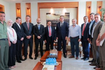 الجامعة العربية الأمريكية في زيارة لجهازي الاستخبارات العسكرية والدفاع المدني لتعزيز التعاون المشترك