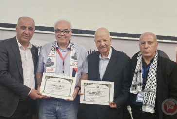 نادي الأسير والهيئة العليا لمتابعة شؤون الأسرى يكرمان الدكتور خالد حمد والدكتور علي أبو هلال