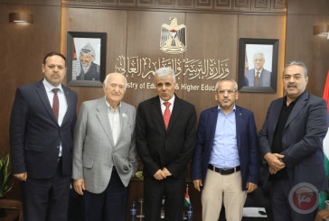 برهم يبحث مع ممثل اتحاد أبناء رام الله سبل دعم التعليم في غزة