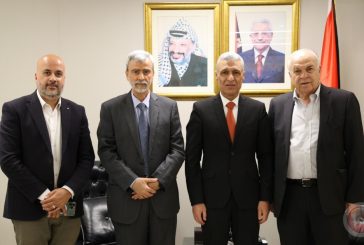 الجهود متواصلة: وزير الشؤون المدنية يستقبل وفداً من مصلحة مياه محافظة القدس