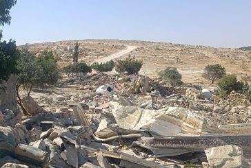 الاحتلال يهدم 10 خيام ومسكنين بمسافر يطا