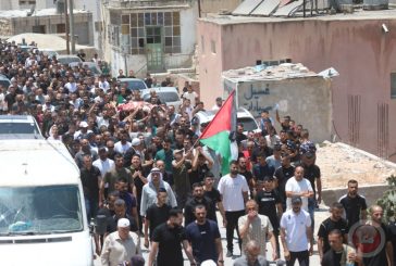 صور- تشييع جثمان الشهيد طلول في الظاهرية جنوب الخليل