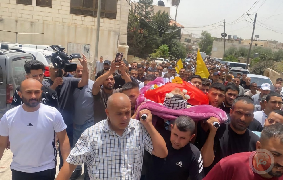 يطا تودع جثماني الشهيدين الفتى حوشية وابو رجب