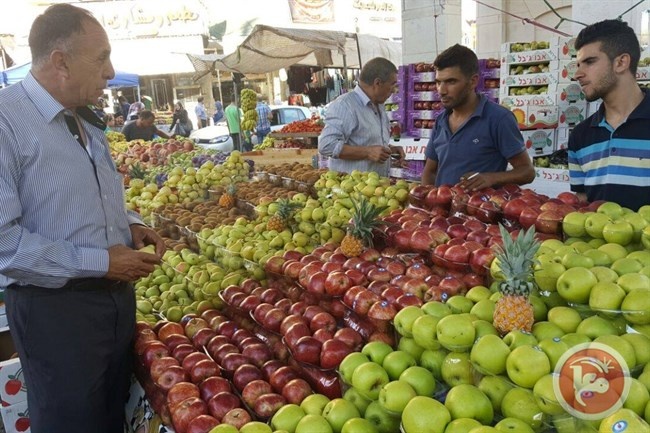 ارتفاع الرقم القياسي لأسعار المستهلك في فلسطين