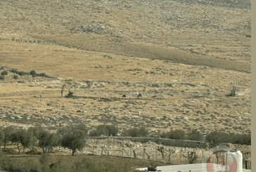 الاحتلال يشق شارع استيطاني في بلدة حزما