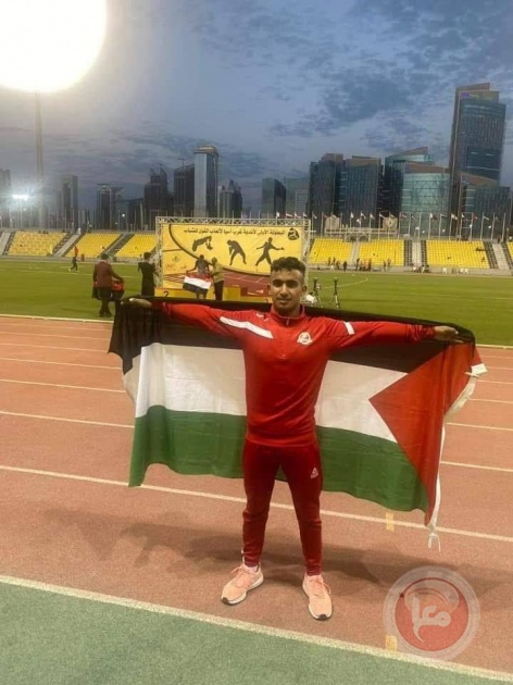 استشهاد العّداء الفلسطيني الدولي علام عبد الله العمور