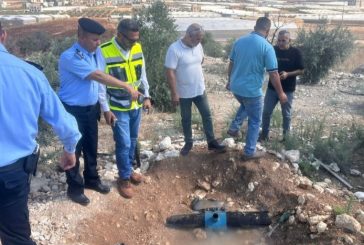إغلاق 25 فتحة مياه غير قانونية كانت تهدر 470 كوباً في الساعة بجنين