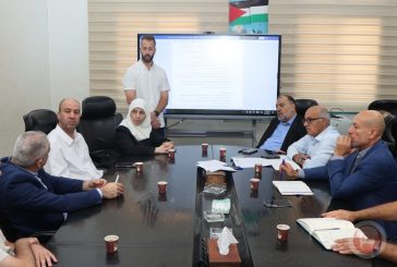بلدية الخليل تعقد اجتماعا لمناقشة وتوقيع خطة معالجة ربو المناشير المحدثة