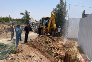 الوقائي وسلطة المياه يضبطان 3 سرقات على خط المياه في حلحول