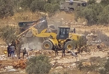 الاحتلال يهدم غرفة زراعية في دير بلوط ومستوطنون يحطمون مركبة في دير استيا