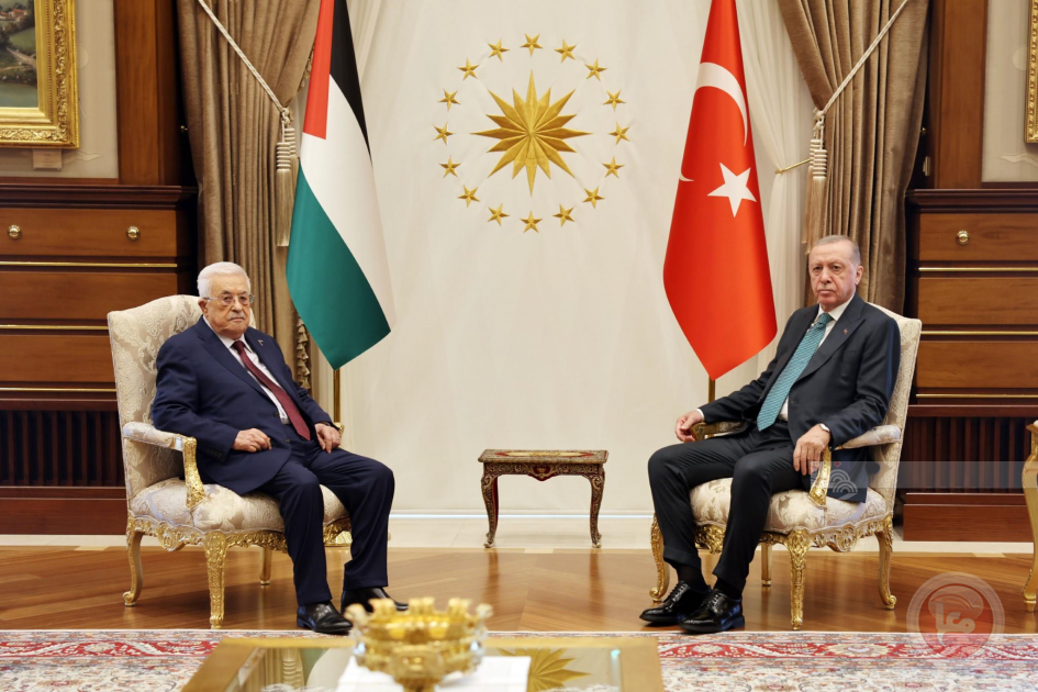 الرئيس ونظيره التركي يتفقان على مواصلة التنسيق لوقف الحرب على غزة