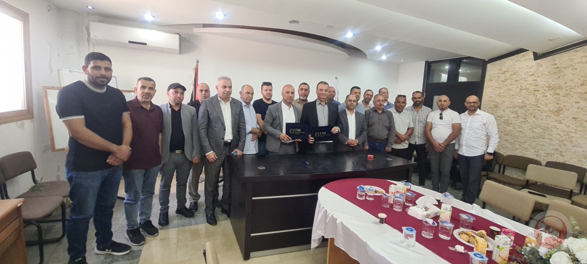 اتحاد صناعة الحجر والرخام يوقع اتفاقية عصارات مياه الربو