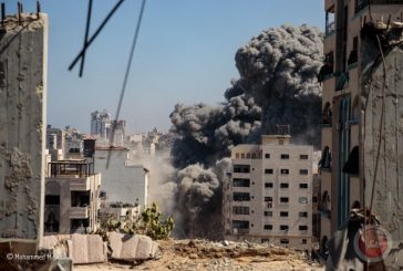 فيديو.. الاحتلال يفجر برج الكوثر جنوب مدينة غزة