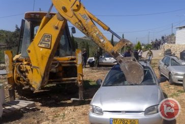 إتلاف 346 مركبة ودراجة نارية غير قانونية في نابلس