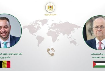 مصطفى وبريفو يبحثان وقف إطلاق النار في غزة