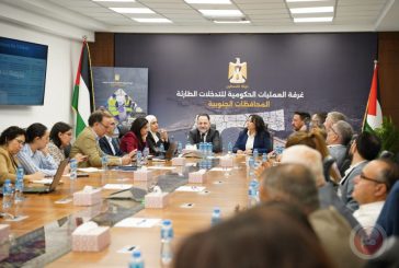 الحكومة تستعرض خطة الإغاثة والتعافي المبكر لقطاع المياه في قطاع غزة