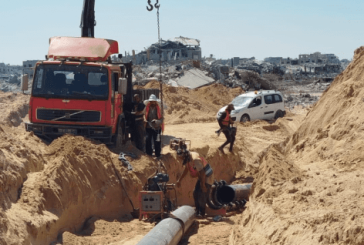 سلطة المياه: بدء التشغيل التجريبي لخط المياه الرئيسي في محافظة الوسطى