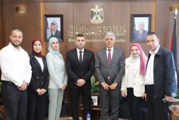 برهم يستقبل وفداً من مؤسسة الشبكة الفلسطينية لتطوير الإعلام لبحث مرتكزات التعاون المشترك