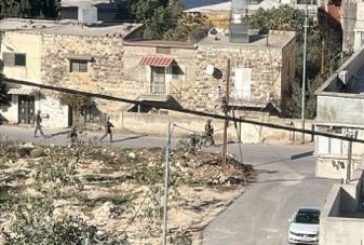 مواجهات مع قوات الاحتلال في بورين جنوب نابلس