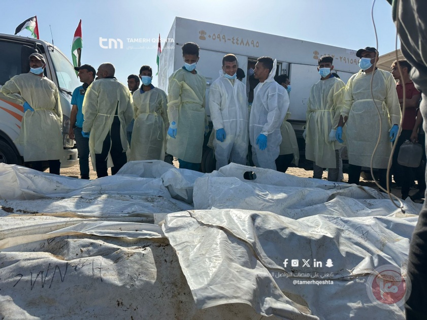 الصحة بغزة تتسلم جثامين 30 شهيدا مجهول الهوية