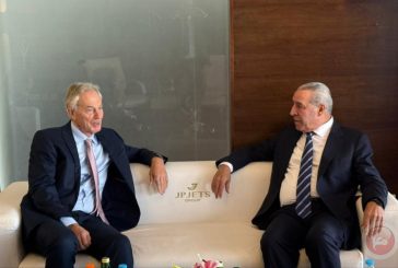 نائب الرئيس يبحث مع بلير وقف الحرب بغزة واعادة أموال المقاصة