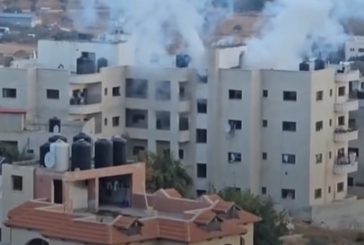 شاهد- قوات الاحتلال تفجر شقة سكنية خلال اقتحام مدينة طوباس