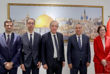 نائب الرئيس يبحث اخر التطورات في فلسطين مع وفد من الاتحاد الأوروبي