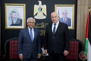 وزير الداخلية يلتقي سفير سنغافورة لدى دولة فلسطين ويبحث معه آفاق التعاون المشترك