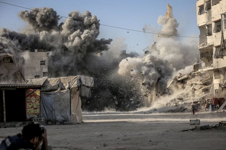 غزة.. جيش الاحتلال يرفع وتيرة نسف المنازل وإطلاق نار ومدفعي مستمر