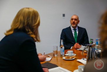 السفير عرفة يطلع وزيرة العمل الألمانية على التطورات في فلسطين
