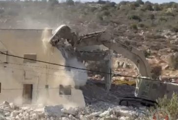 الاحتلال يهدم منزلا في بلدة بروقين غرب سلفيت
