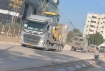 تزفيت تحت النار: الاحتلال يدخل اليات لمخيم جنين لطمس اثار التدمير