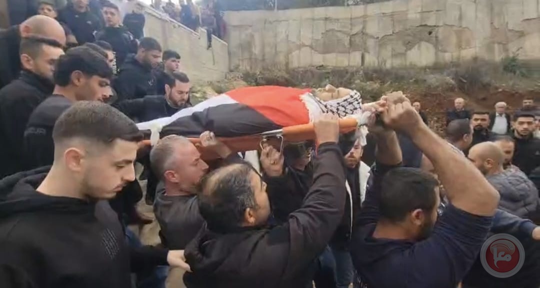 جماهير غفيرة تشيّع جثمان الشهيد عقل في بلدة بديا غرب سلفيت