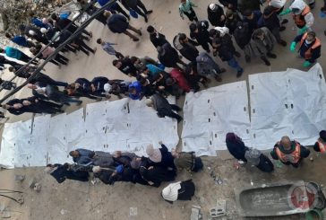 البدء بانتشال جثامين الشهداء من أسفل المنازل الصغيرة في قطاع غزة