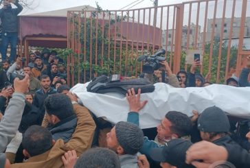 غزة.. شهيد قرب دوار بني سهيلا وتشييع حاشد للصحفيين الشهداء